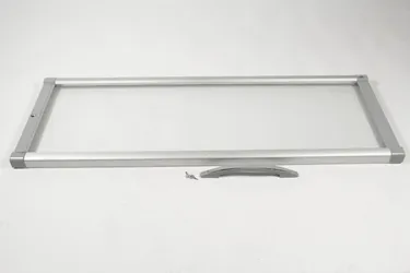 Glass Door Complete RAL7001